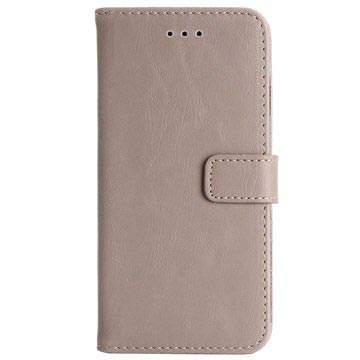 Custodia a Portafoglio iPhone 7 Retro - Beige