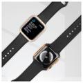 Custodia con Strass Decorativo con Protezione dello Schermo per Apple Watch SE (2022)/SE/6/5/4 - 40mm - Oro