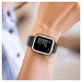 Custodia con Strass Decorativo con Protezione dello Schermo per Apple Watch SE (2022)/SE/6/5/4 - 44mm