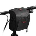 Borsa da manubrio per bicicletta Rhinowalk con tracolla - 15x8.5x19cm - Nero