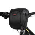 Borsa da manubrio per bicicletta Rhinowalk con tracolla - 15x8.5x19cm - Nero