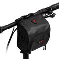 Borsa da manubrio per bicicletta Rhinowalk con tracolla - 15x8.5x19cm - Nero