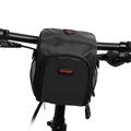 Borsa da manubrio per bicicletta Rhinowalk con tracolla - 15x8.5x19cm - Nero