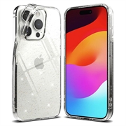 Custodia in TPU Ringke Air Glitter per iPhone 15 Pro - Trasparente