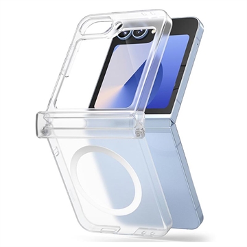 Custodia magnetica Samsung Galaxy Z Flip6 Ringke Slim Hinge - Trasparente opaco
