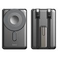 Power bank magnetico Rock P50 5-in-1 da 10000mAh - Nero