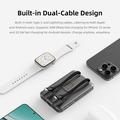 Power bank magnetico Rock P50 5-in-1 da 10000mAh - Nero