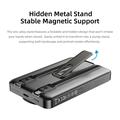 Power bank magnetico Rock P50 5-in-1 da 10000mAh - Nero