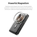Power bank magnetico Rock P50 5-in-1 da 10000mAh - Nero