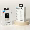 Power bank Rock P90 da 20000mAh con cavi USB-C e Lightning - Bianco