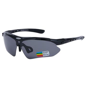 RockBros Occhiali da ciclismo polarizzati con 5 lenti - Nero