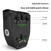 Borsa posteriore impermeabile per bici Rockbros AS-166 da 20litri con tracolla - Nero