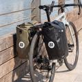Borsa posteriore impermeabile per bici Rockbros AS-166 da 20litri con tracolla - Nero