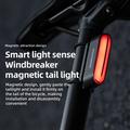 Luce posteriore magnetica intelligente Rockbros con sensore freno