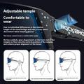 Occhiali da sole polarizzati Rockbros SP297 per ciclismo UV400 - Bianco / Arancione
