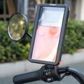 Supporto magnetico impermeabile Rockbros per telefoni cellulari per biciclette e e-bike - 4.7"-6.9" - Nero