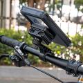 Supporto magnetico impermeabile Rockbros per telefono per biciclette e e-bike - 4.7"-6.9" - Arancione