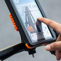Supporto magnetico impermeabile Rockbros per telefono per biciclette e e-bike - 4.7"-6.9" - Arancione