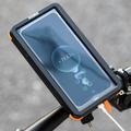 Supporto magnetico impermeabile Rockbros per telefono per biciclette e e-bike - 4.7"-6.9" - Arancione