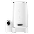 Rojeco 4L Smart Pet Feeder con telecamera 1080p - Bianco