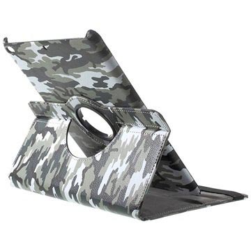 Custodia a Rotazione per iPad 9.7 2017/2018 - Camouflage