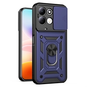 Custodia ibrida con anello rotante e protezione per fotocamera per Xiaomi Redmi 17 5G/4G