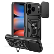 Custodia ibrida con anello rotante e protezione per fotocamera per iPhone 18 Pro Max