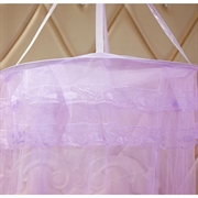 Zanzariera a cupola rotonda per letto da 1.8m - Viola