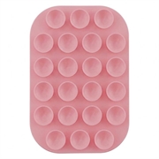 Supporto per telefono con ventosa in silicone MagSafe arrotondato - Rosa