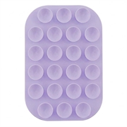 Supporto per telefono con ventosa in silicone arrotondato MagSafe - Viola