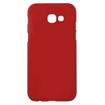 Custodia Rivestita in Gomma per Samsung Galaxy A5 (2017) - Rosso