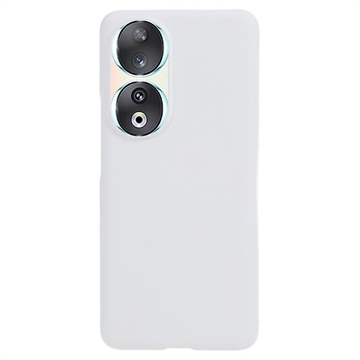 Custodia in Plastica Gommata per Honor 90 - Bianca