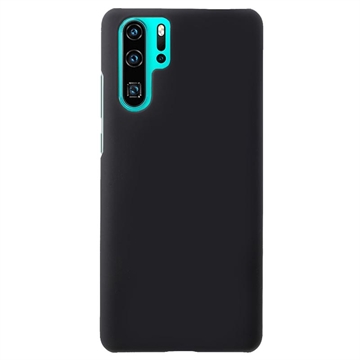 Custodia in Plastica Gommata per Huawei P30 Pro - Nera