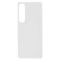 Custodia in plastica gommata per Sony Xperia 1 IV - bianca