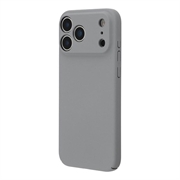 Custodia in Plastica Gommata per iPhone 18 Pro Max - Grigio Chiaro