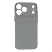 Custodia in Plastica Gommata per iPhone 18 Pro Max - Grigio Chiaro