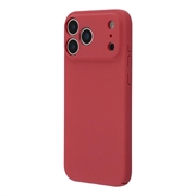Custodia in Plastica Gommata per iPhone 18 Pro Max - Rossa