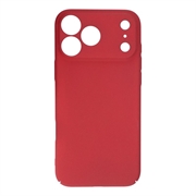 Custodia in Plastica Gommata per iPhone 18 Pro Max - Rossa