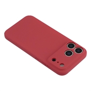 Custodia in Plastica Gommata per iPhone 18 Pro Max - Rossa