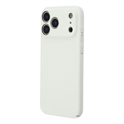 Custodia in Plastica Gommata per iPhone 18 Pro Max - Bianco
