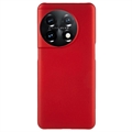 Custodia in Plastica Gommata per OnePlus 11 - Rossa