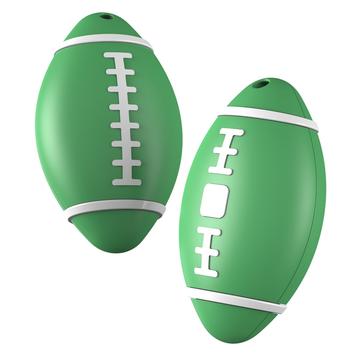 Tracker GPS intelligente a forma di rugby - Apple Find My Compatibile - Verde