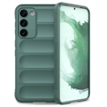 Cover in TPU Serie Rugged per Samsung Galaxy S23 5G - Verde