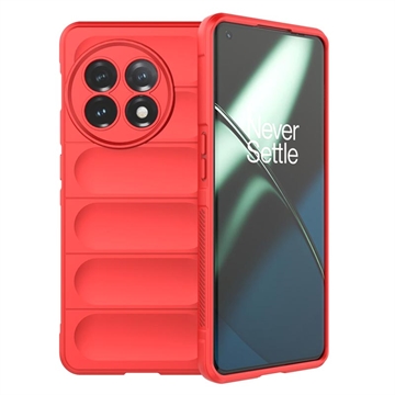 Cover in TPU Serie Rugged per OnePlus 11 - Rossa