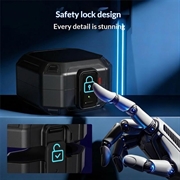 Custodia resistente per Samsung Galaxy Buds4/Buds4 Pro con moschettone e pennelli per la pulizia