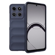 Cover in TPU Rugged per Motorola Moto G37 Power - Blu Scuro