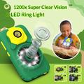S1 2.8" Touchscreen Giocattolo intelligente con microscopio per bambini - Verde