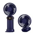 Mini ventilatore portatile pieghevole S1 con display LED e 5 velocità