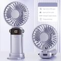 Mini ventilatore portatile pieghevole S1 con display LED e 5 velocità