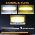Faretto ausiliario a LED S10 da 16W - Luce bianca, gialla, mista – 6000lm, IP68 - Argento